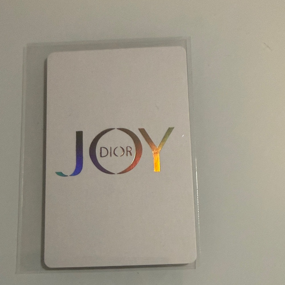 Dior JOY Holographic Card Ace of Spades A♠️ New